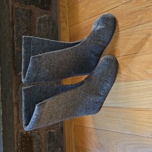LL Bean Kid's Gray Wool Winter Boot Liners Warm Inserts Size 3 new
